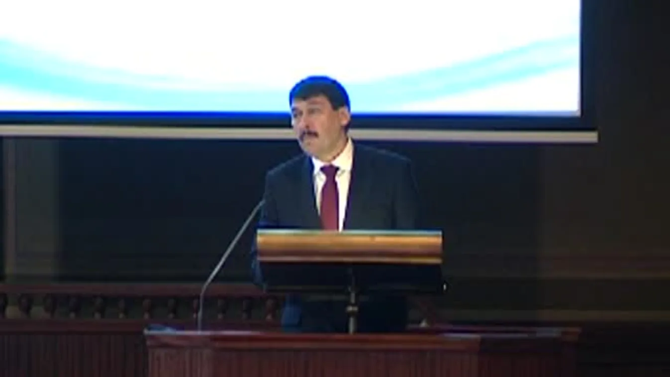 Áder János a víz jelentőségéről