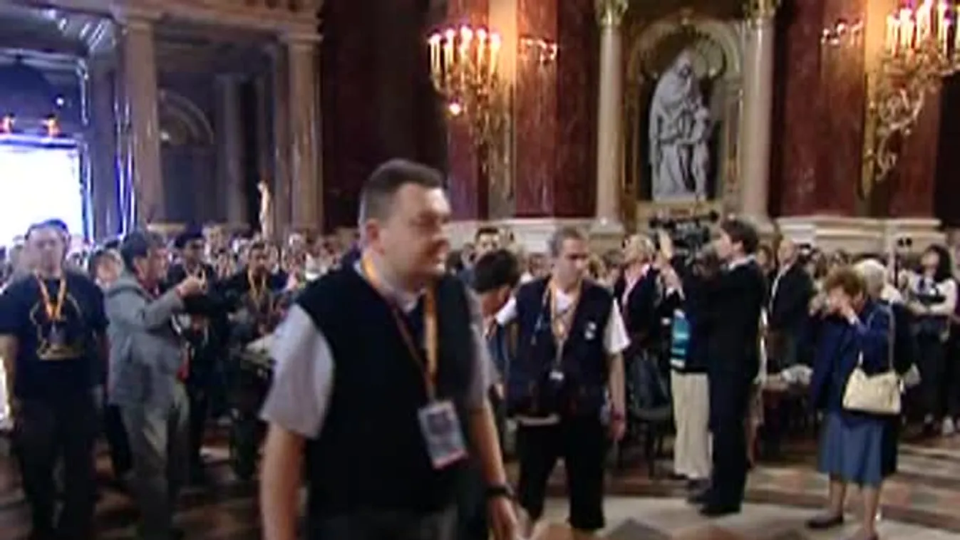 A bazilikába érkezett Bosco Szent János ereklyéje