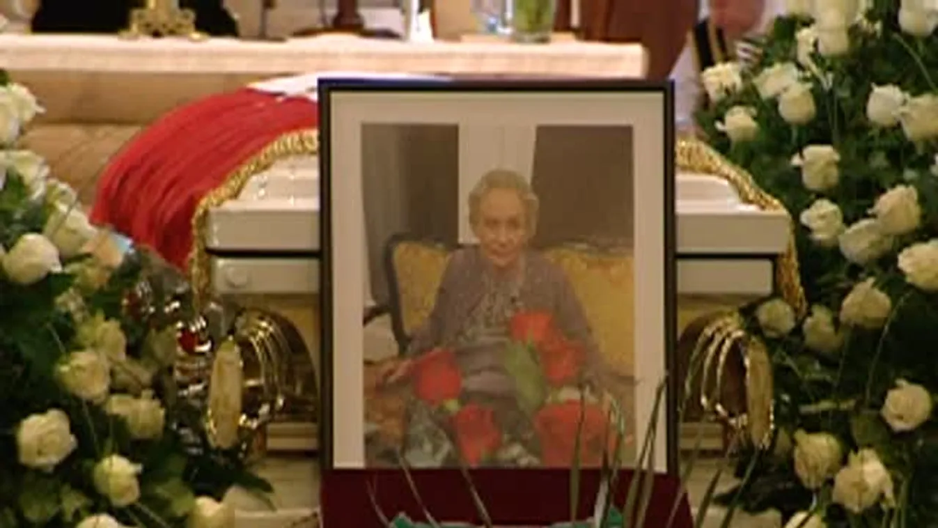  Végső búcsút vettek özvegy Horthy Istvánnétól