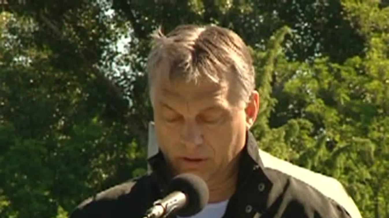 Orbán Viktor az önkéntes tartalékosok elbocsátó ünnepségén