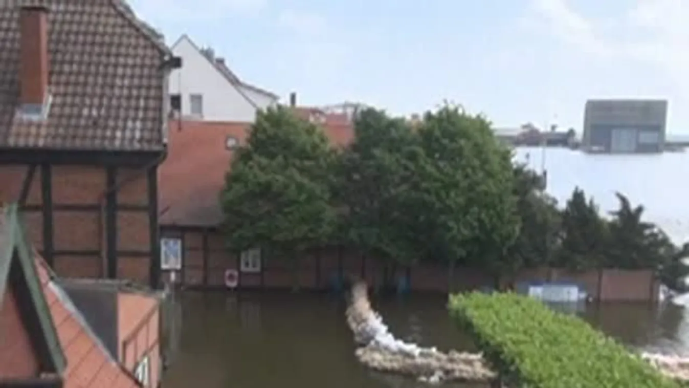 Észak-Németországban folytatódik az árvíz