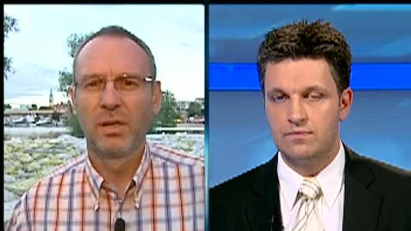 Magyarország élőben - Baján éjjel tetőzik