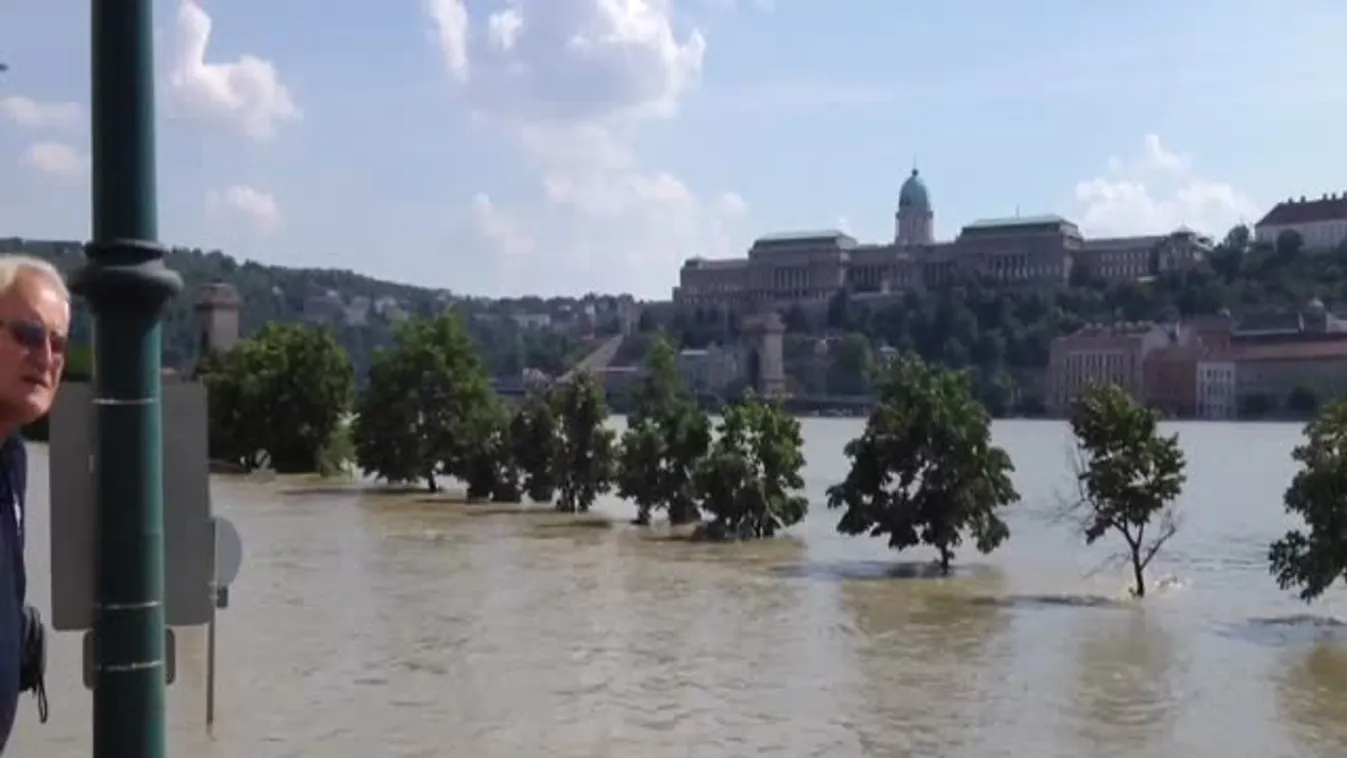 Duna áradása 2013.06.09. pesti rakpart