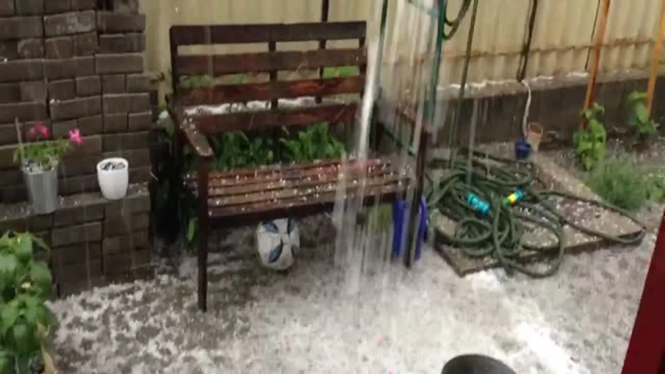 Jégeső Pesterzsébeten