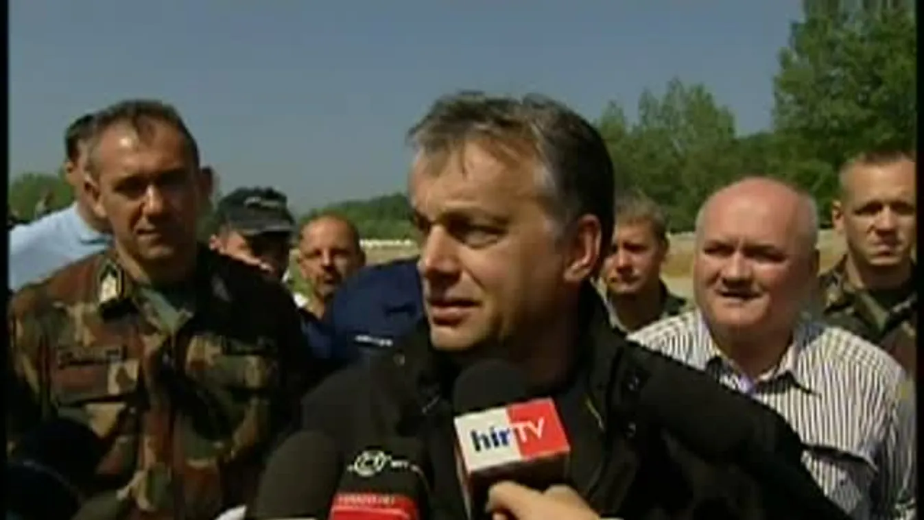 Orbán Viktor miniszerelnök sajtótájékoztatója, Győrújfalu