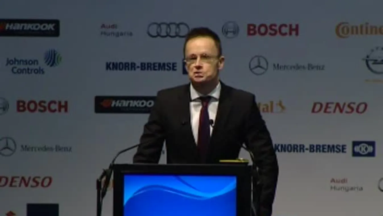 Szijjártó Péter a magyar autógyártásról