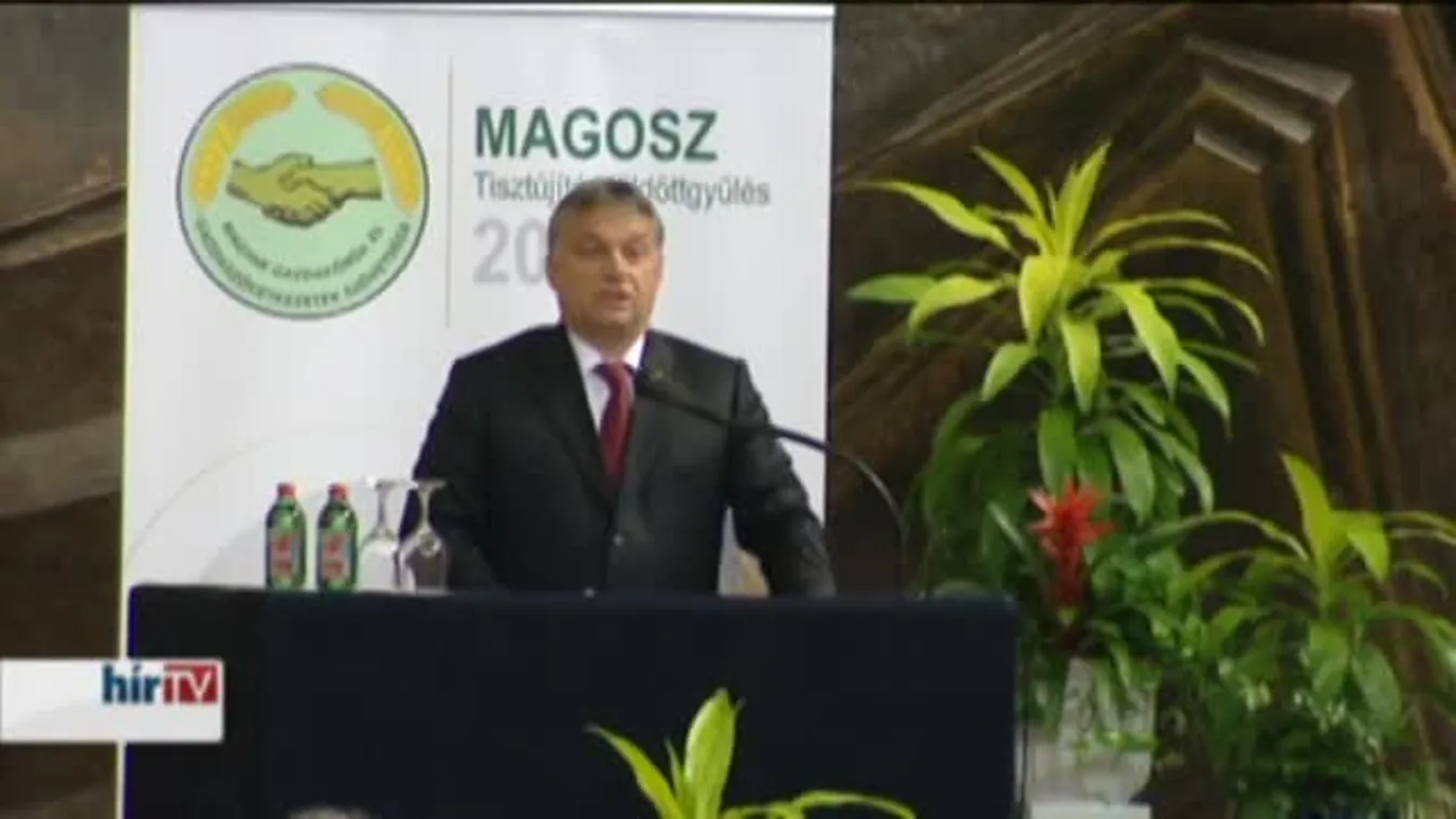 Orbán Viktor beszéde a Magosz tisztújító küldöttgyűlésén