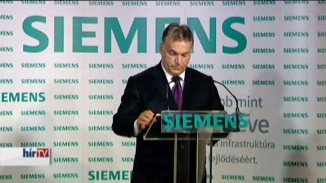 Orbán Viktor beszéde a Siemens képzési központjának avatóján