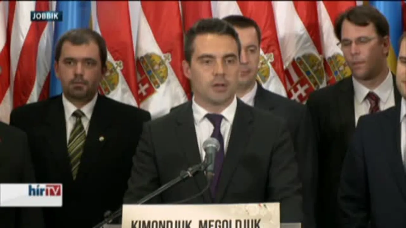 Magyarország élőben – Választási különkiadás – A Jobbik sajtótájékoztatója