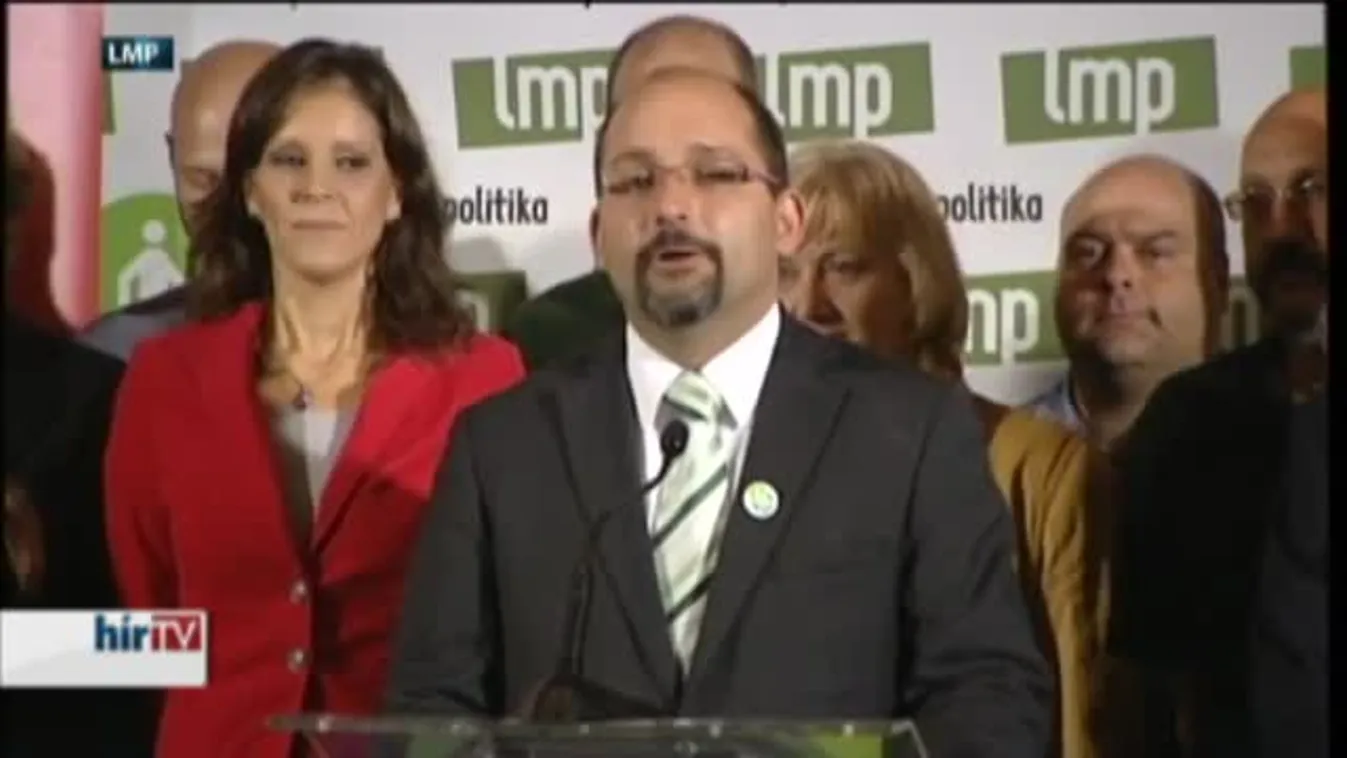 Magyarország élőben – Választási különkiadás – Az LMP sajtótájékoztatója