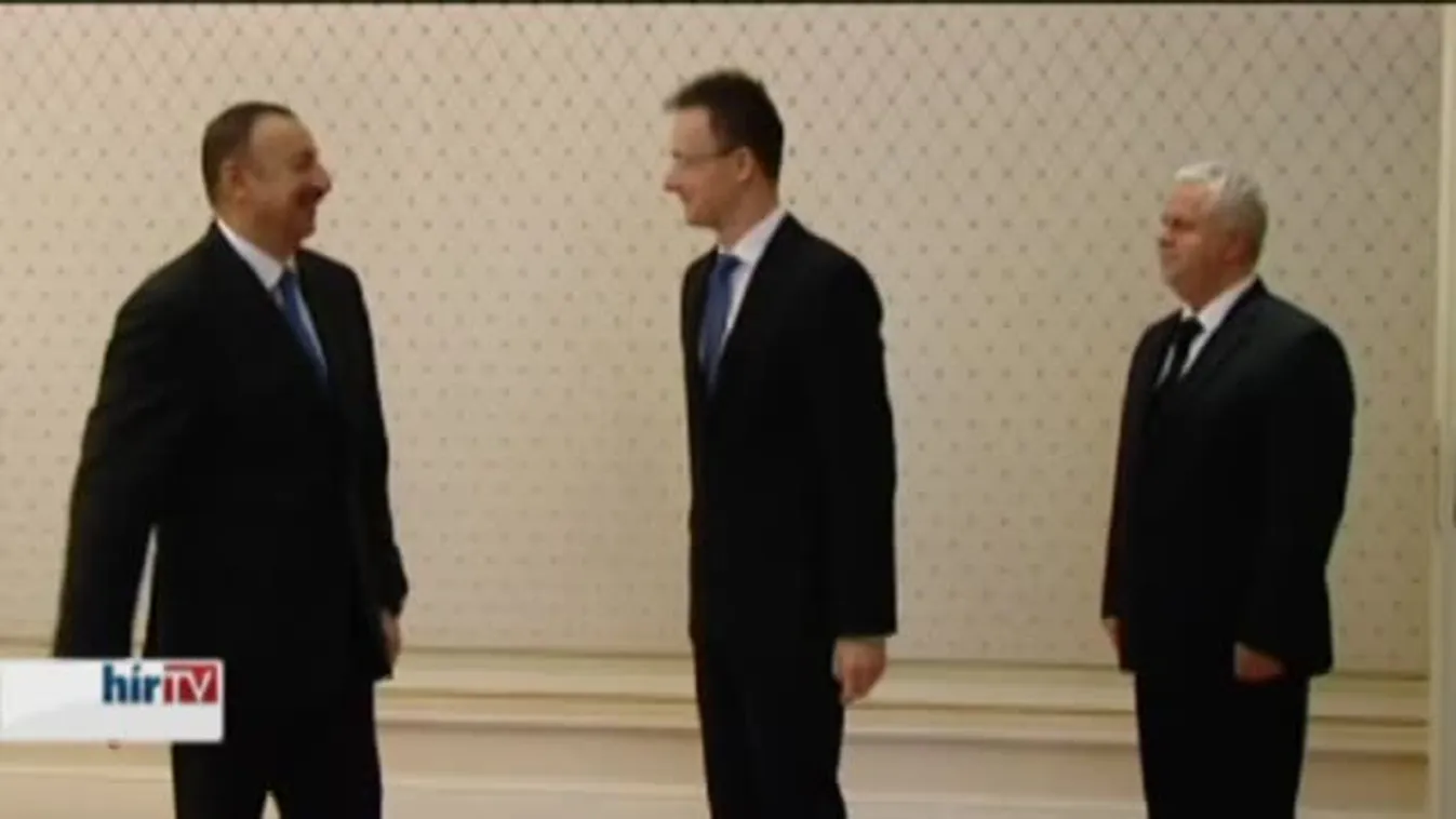 Szijjártó Péter külgazdasági- és külügyminiszter Azerbajdzsánban