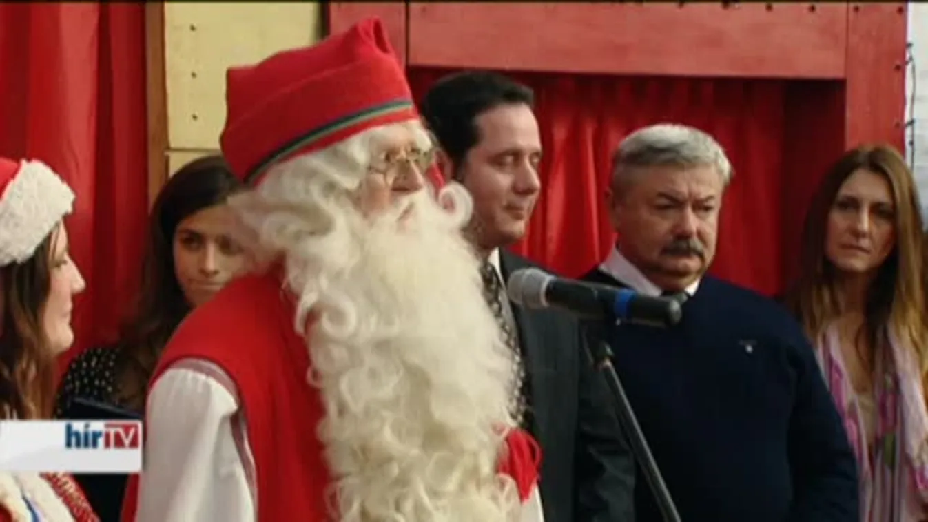 Megnyílt a Mikulásgyár, az ünnepségre a Lappföldi Mikulás is eljött