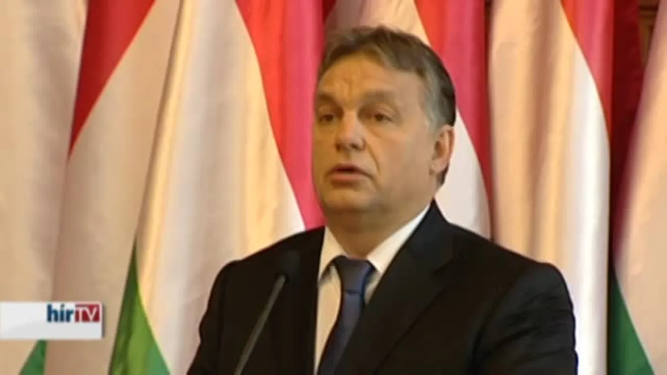 Orbán Viktor és Matolcsy György sajtótájékoztatója az MKB újjászervezéséről