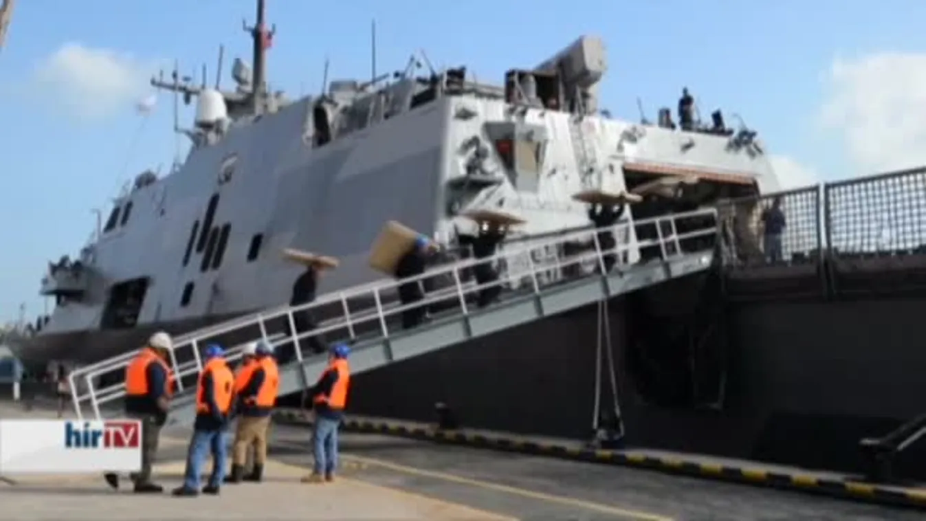 Útra kelt az Amerikaiak hadihajója