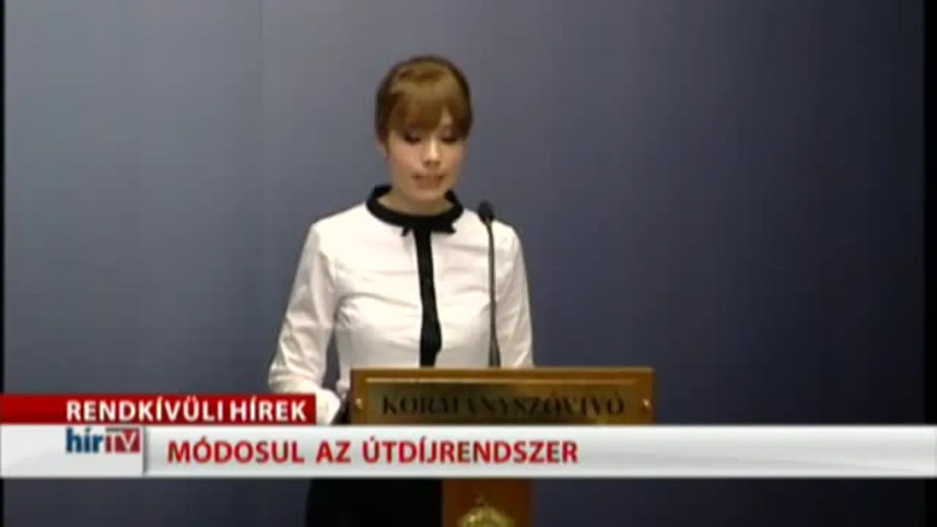 Rendkívüli hírek: módosul az útdíjrendszer