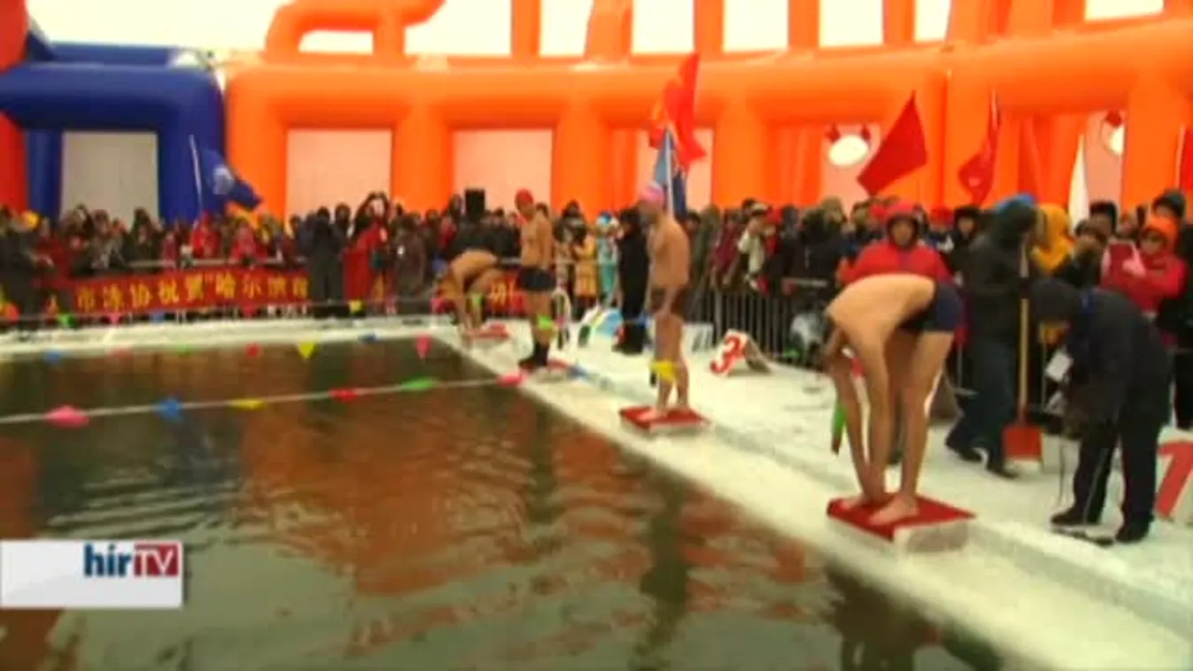 Jeges úszás Kínában