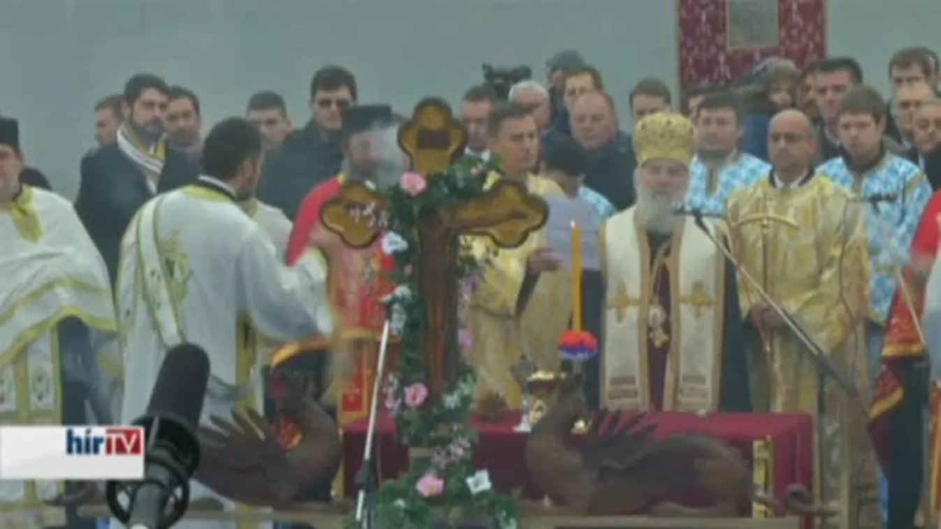 Ortodox vízkereszt Szerbiában