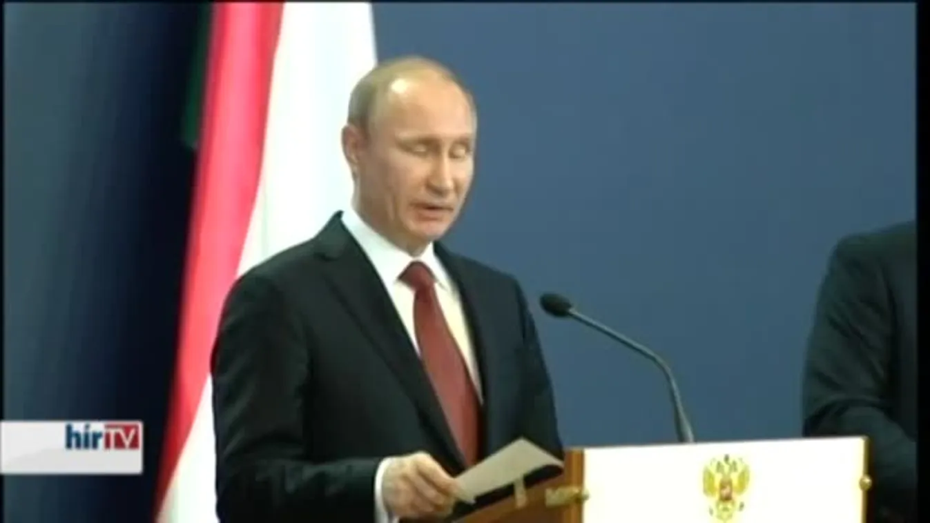 Vlagyimir Putyin a magyar-orosz gazdasági együttműködésről