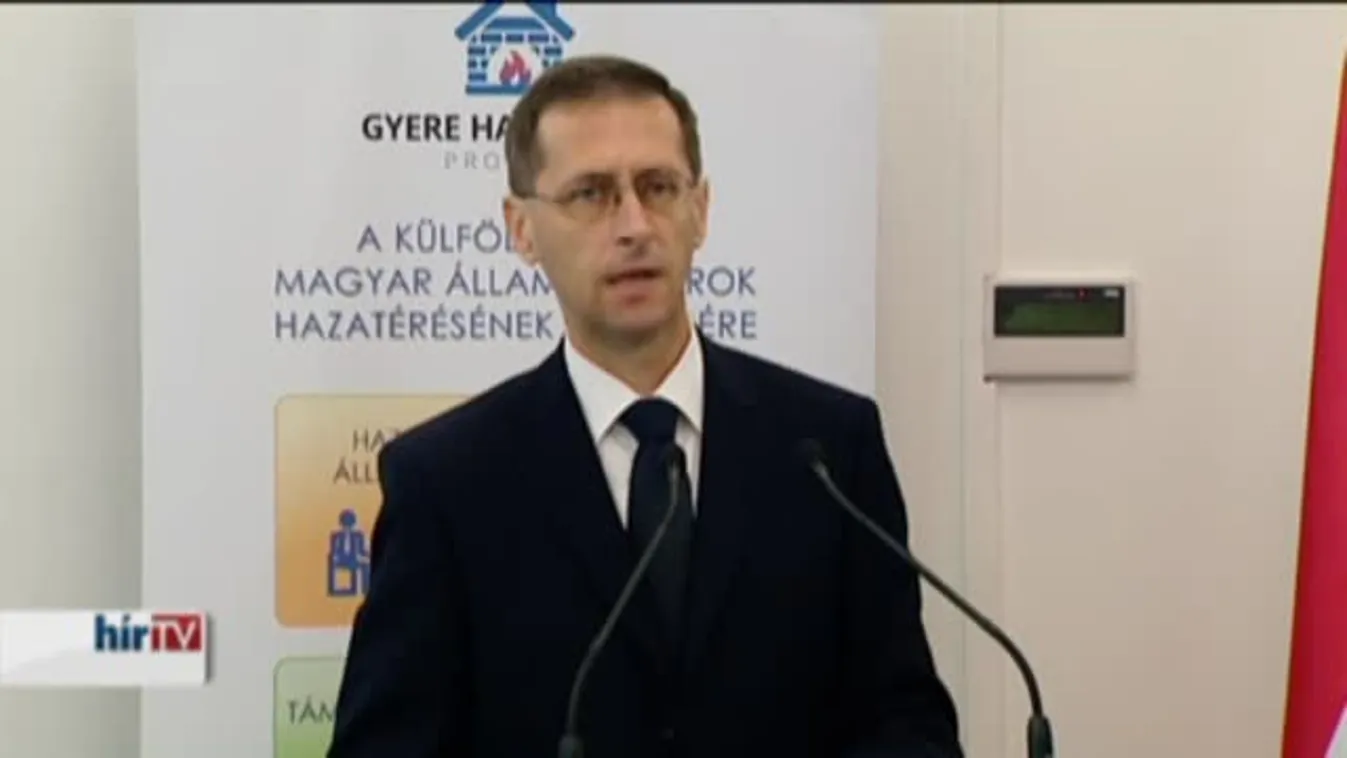 Varga Mihály a „Gyere haza fiatal” program eddigi eredményeiről