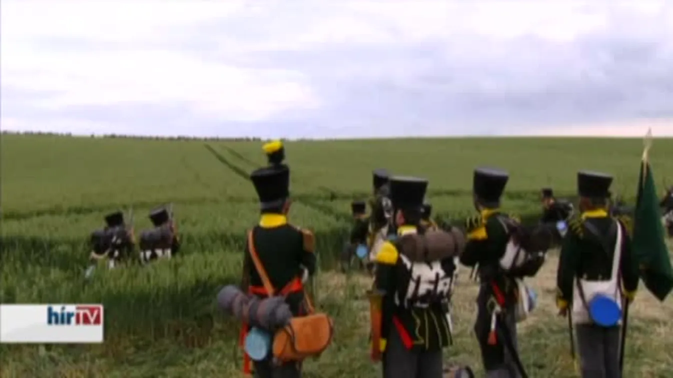 Újrajátszották a waterlooi csatát