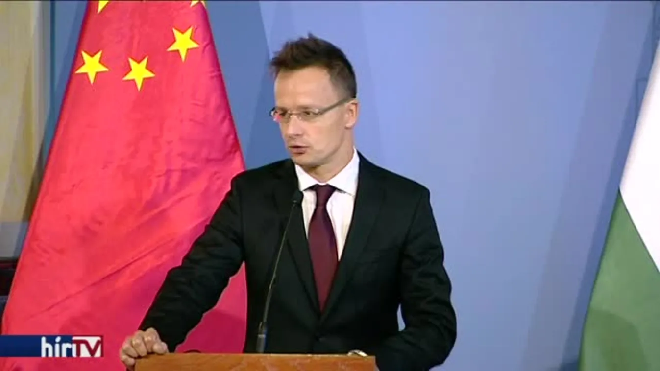 Szijjártó Péter a kínai és a hongkongi gazdasági kapcsolatokról