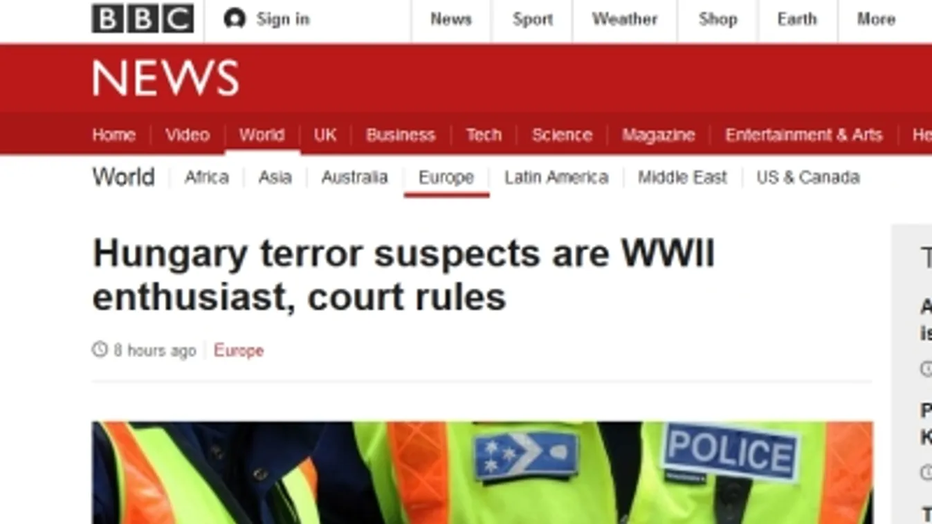 BBC: Bolondot csinált magából a TEK