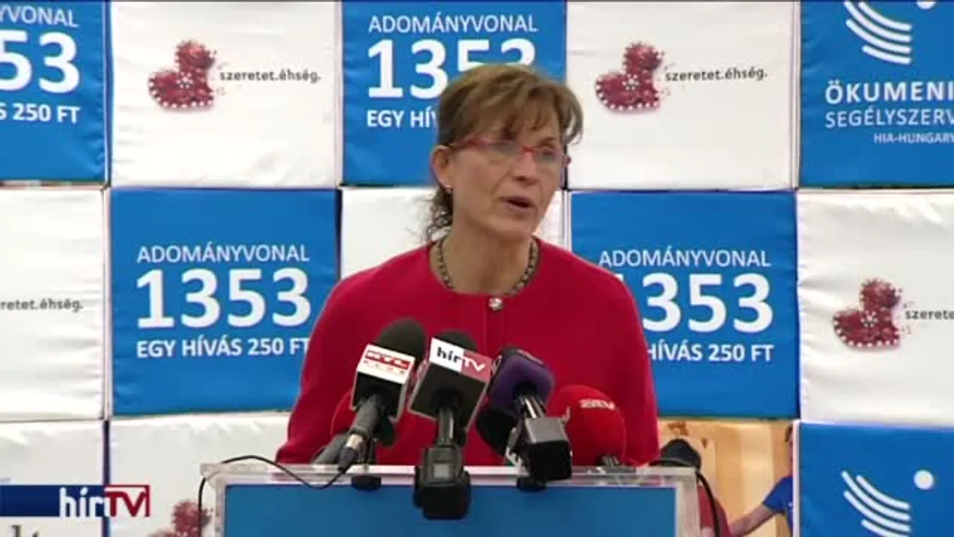 Az Ökumenikus Segélyszervezet adománygyűjtése