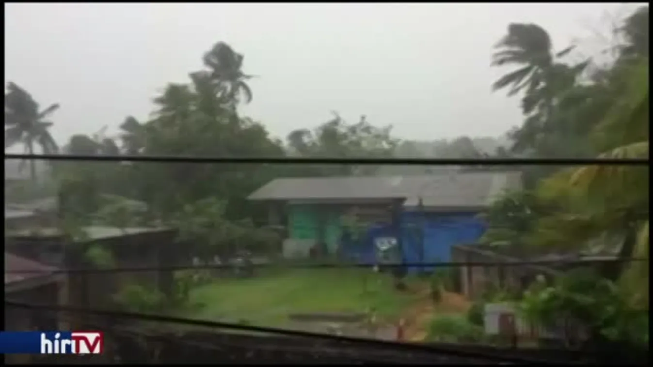 Pusztító tájfunra készülnek a Fülöp-szigeteken