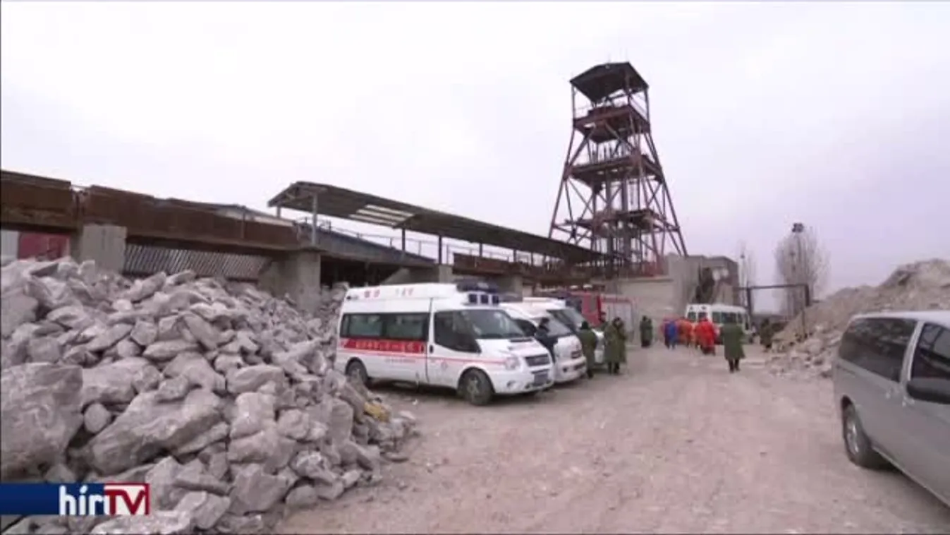 Bányaomlás Kínában