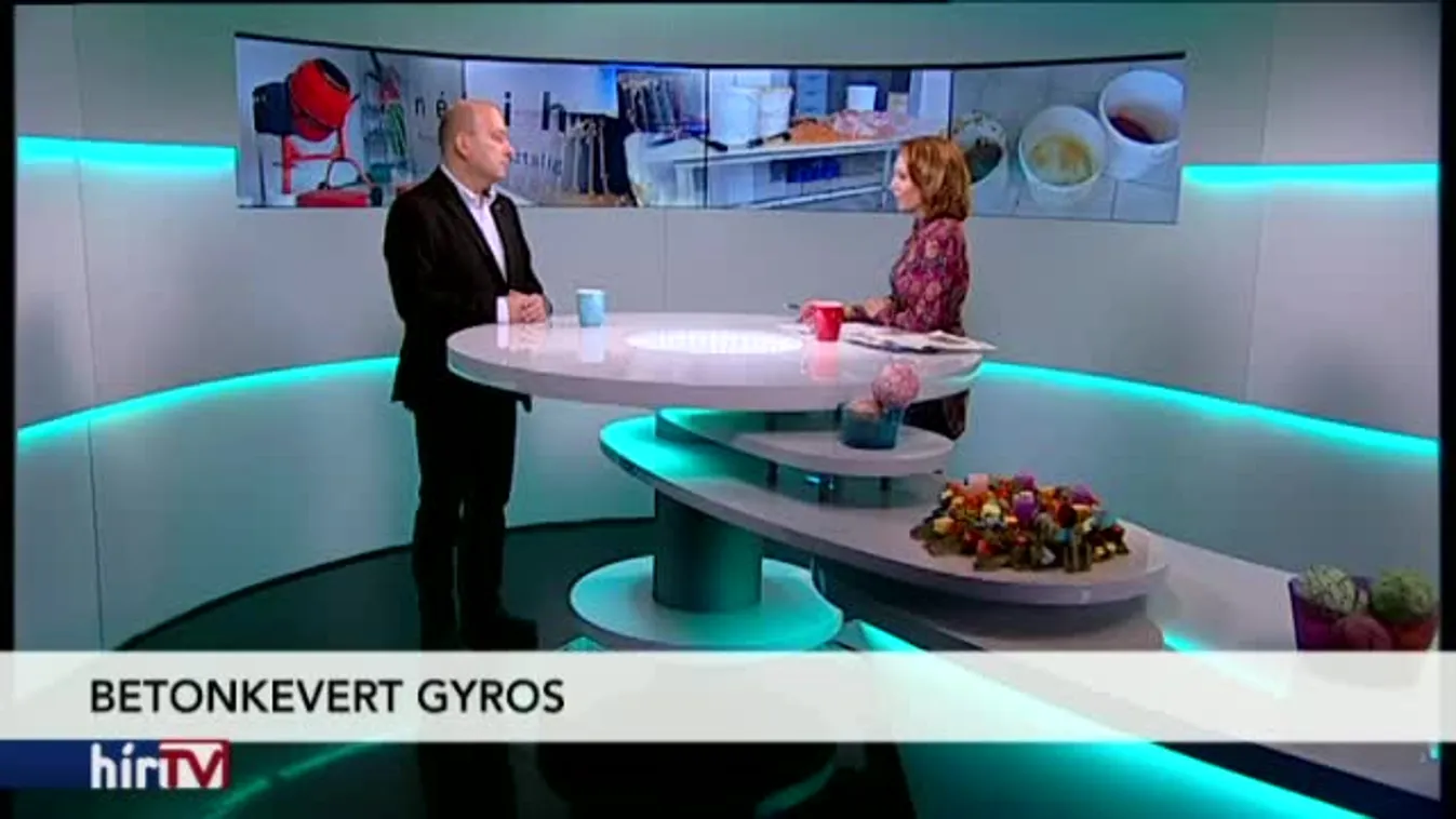 Reggeli járat – Betonkeverőben készítették a gyrost