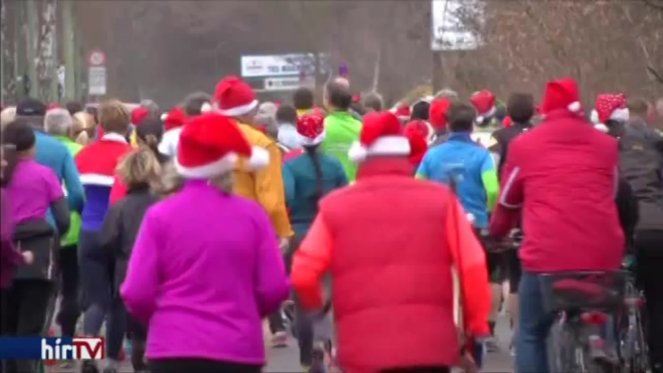 Libasültemésztő karácsonyi futás Berlinben