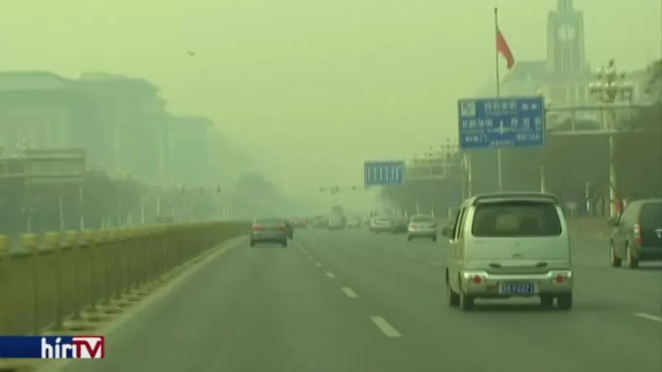 Vörös riasztás - szmog Pekingben