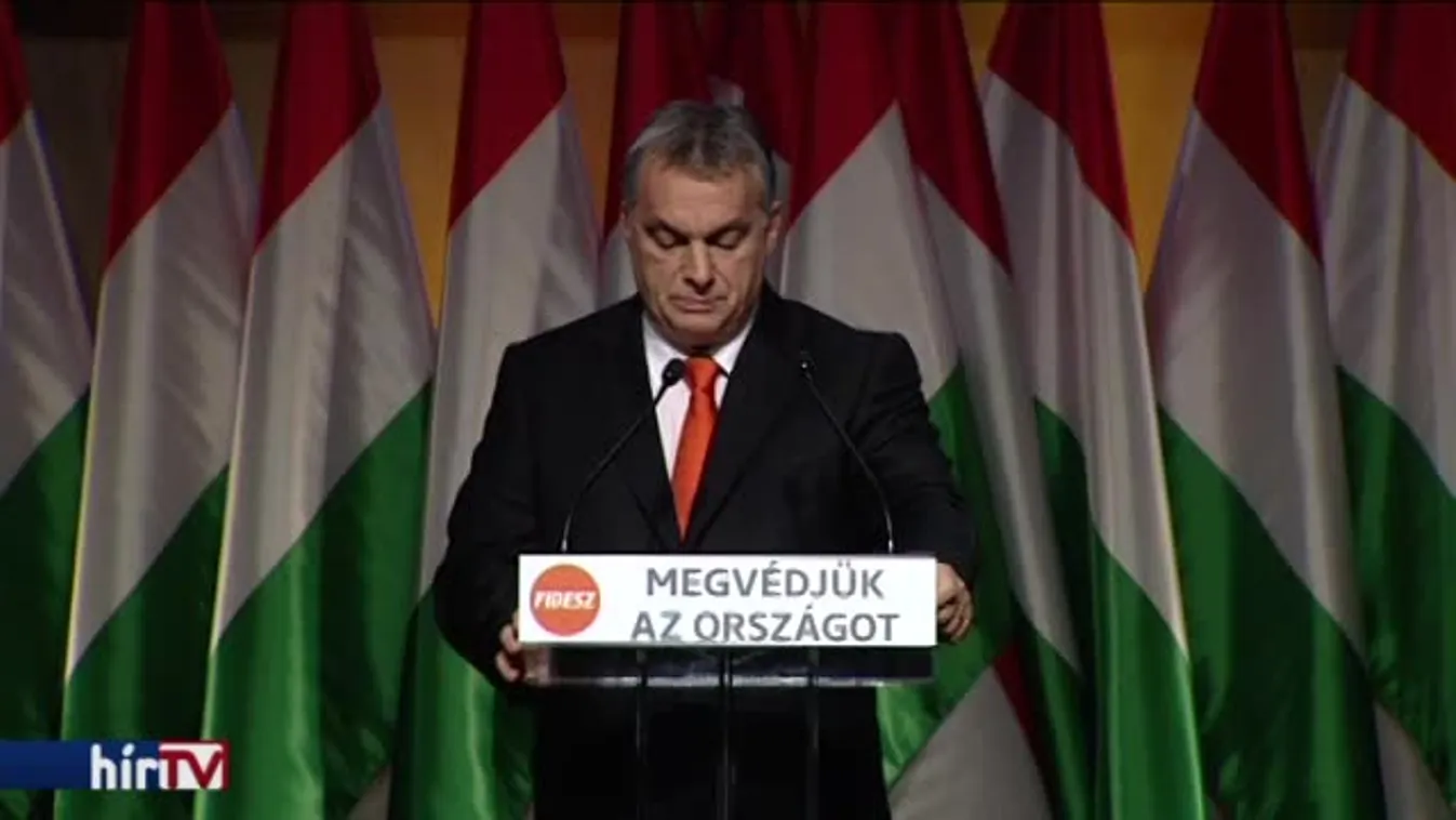 Orbán Viktor kevesebb adót, áfacsökkentést és erősebb közbiztonságot ígért