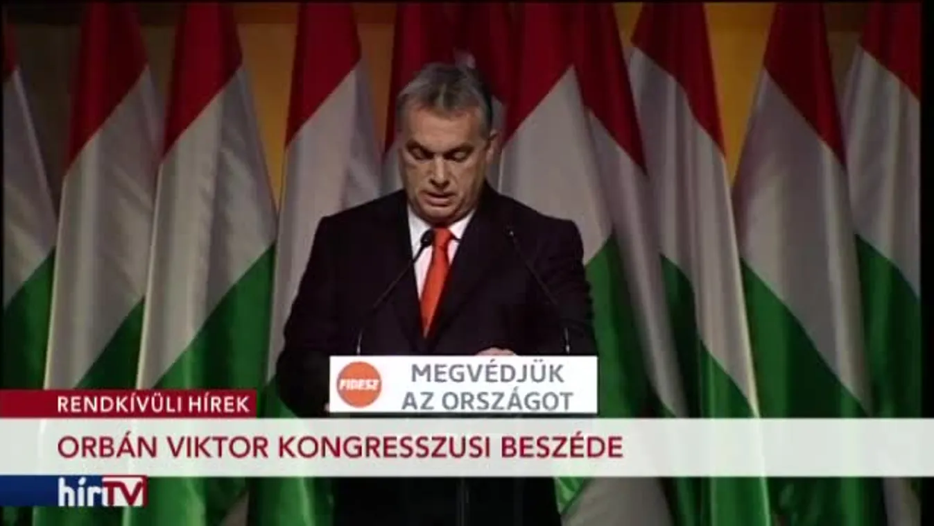 Orbán Viktor kongresszusi beszéde