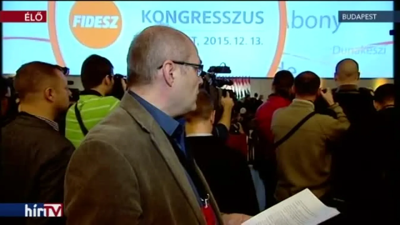 Fidesz-kongresszus – élő 10 órakor