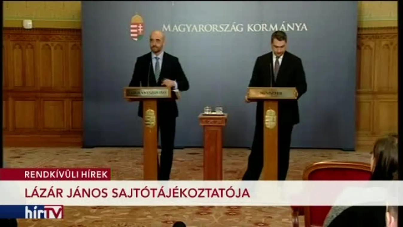 Lázár János sajtótájékoztatója 2. rész