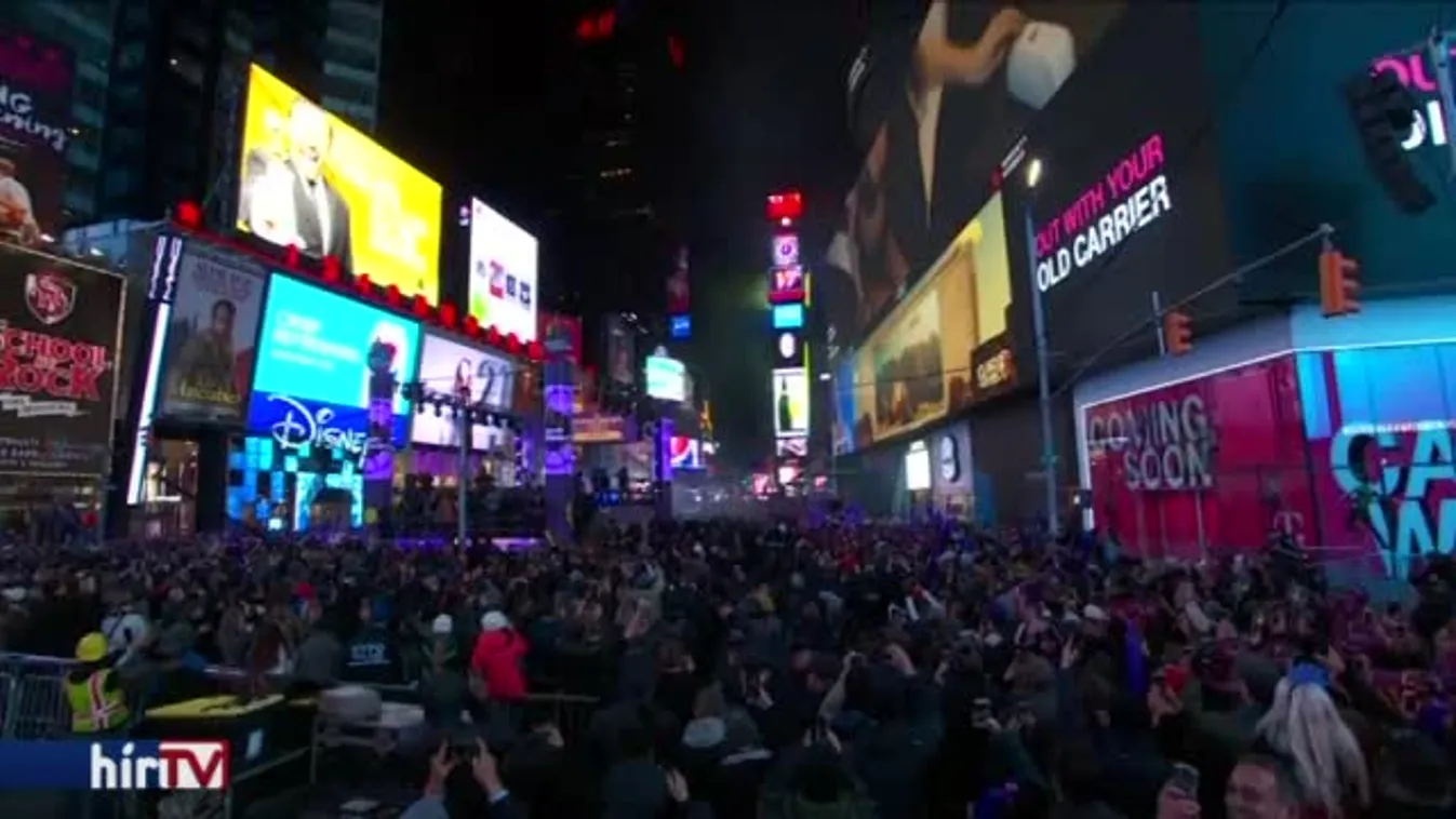 Újévköszöntő New Yorkban