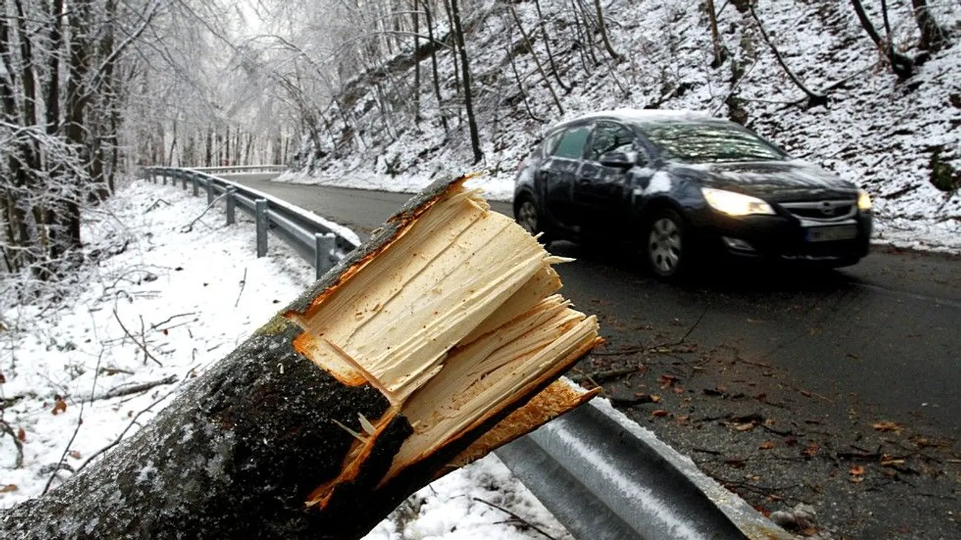 Riasztást adtak ki a fagyos csapadék miatt