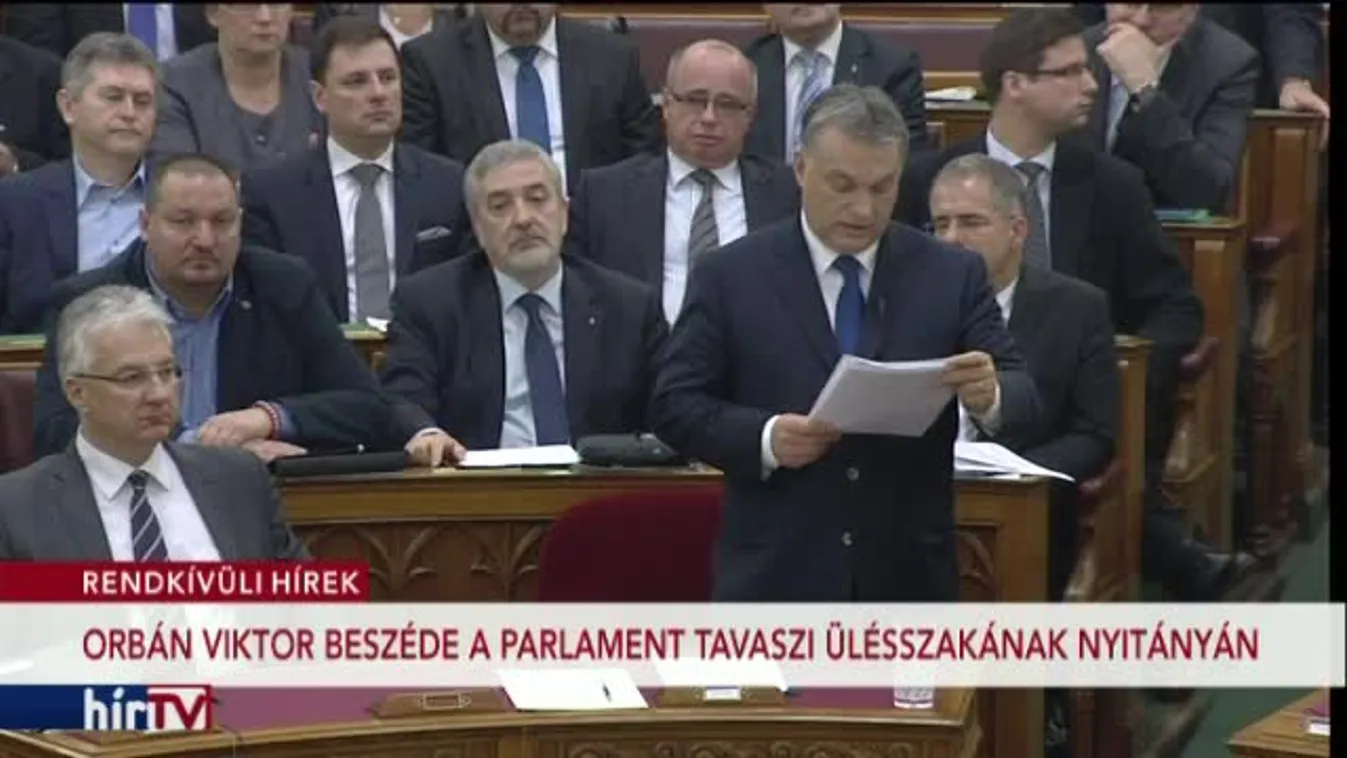 Orbán Viktor beszéde és a frakcióvezetők reakciói – 1. rész