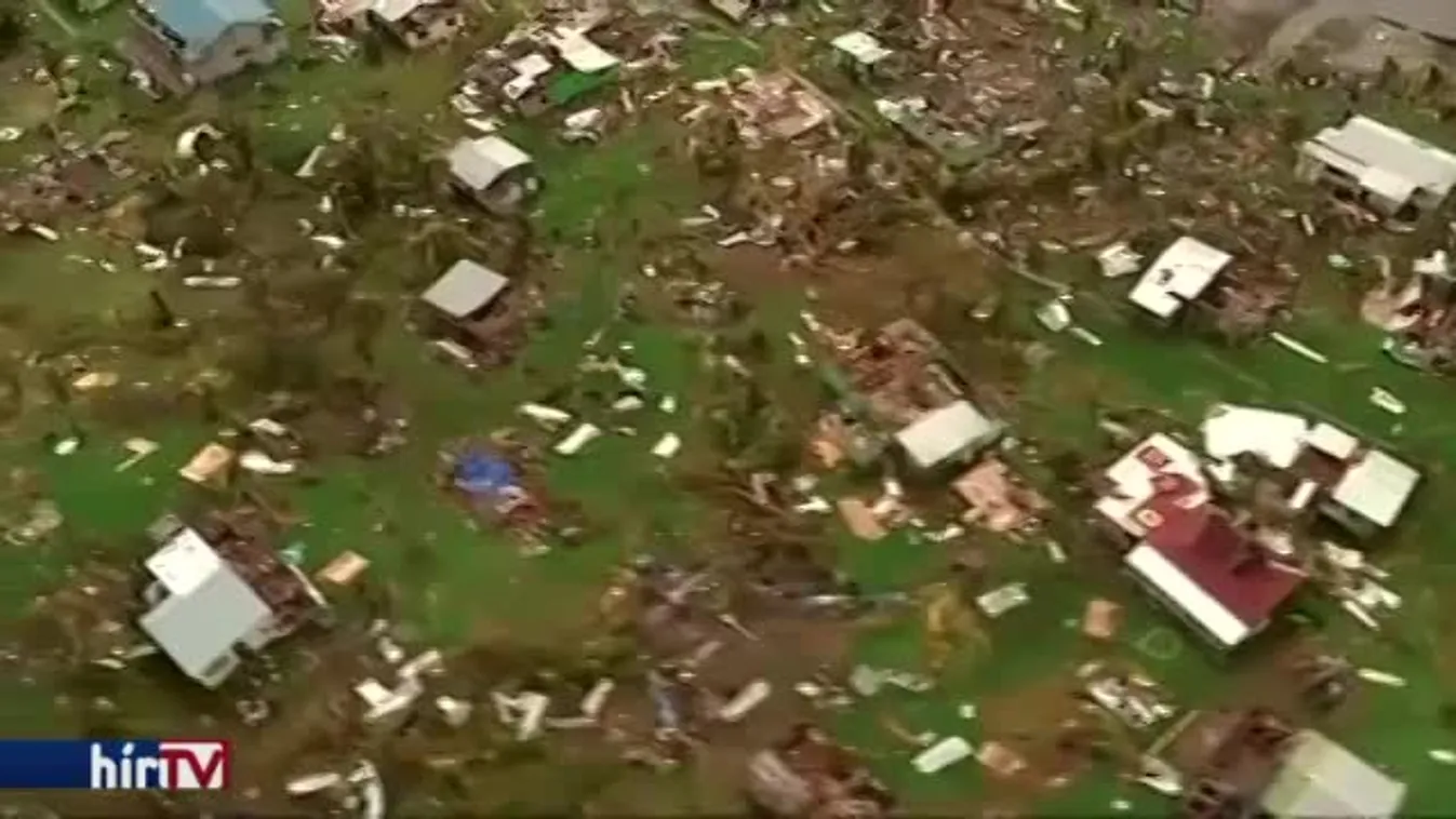 A Winston ciklon pusztítása a Fidzsi-szigeteken