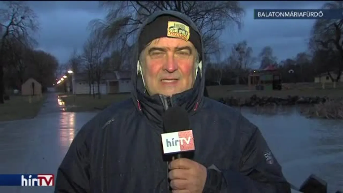 Reggeli járat – Kiöntött a Balaton a déli parton