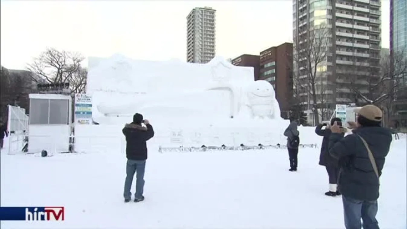 Megkezdődött a hagyományos szapporói hófesztivál