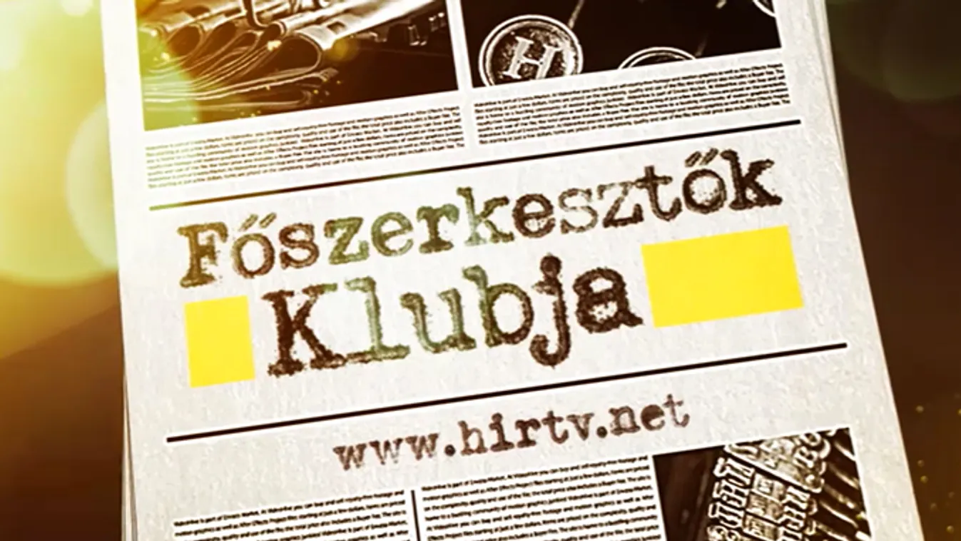 A félelem bére – Főszerkesztők klubja