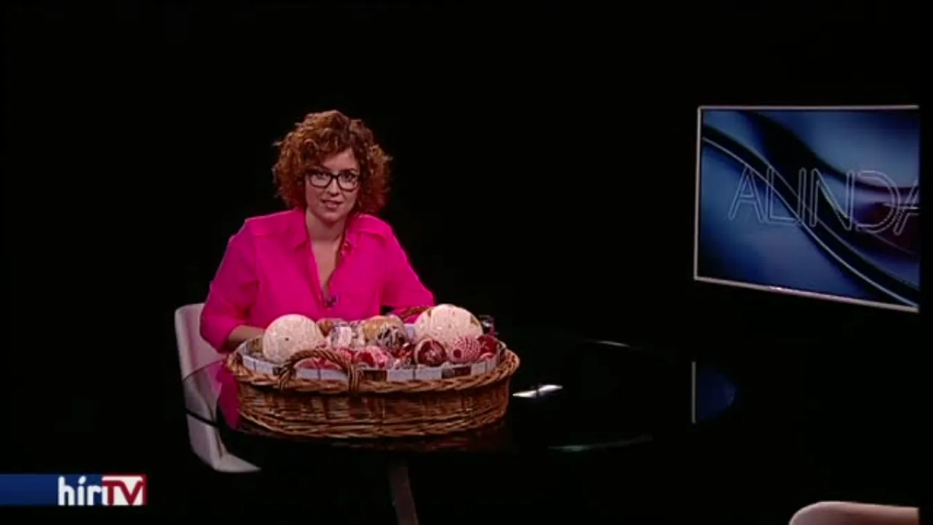 Alinda vendége Zsigóné Kati népi iparművész