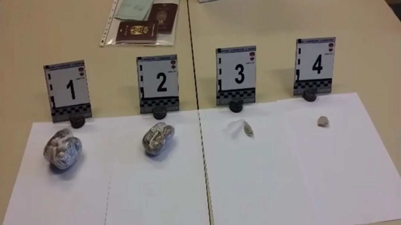 170 gramm droggyanús anyag volt az utasnál