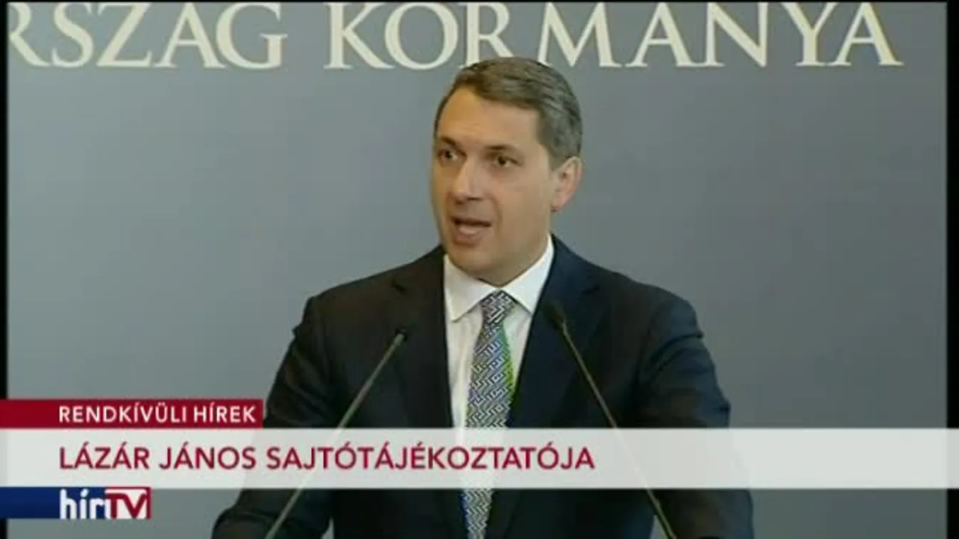 Lázár János – Kormányinfó – 2. rész