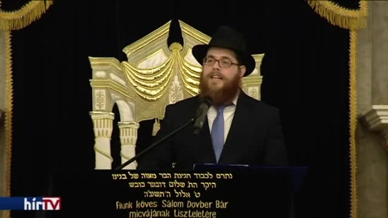 Az óbudai zsinagóga avatása