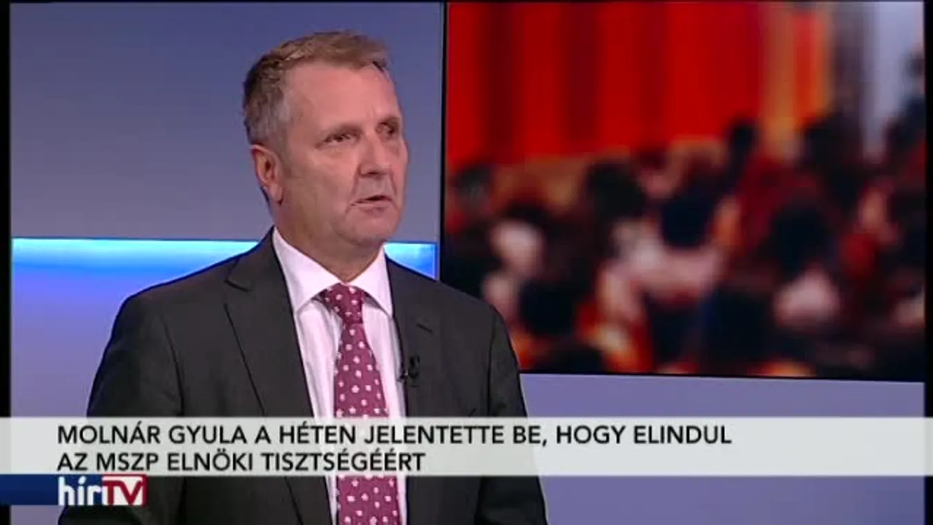 Magyarország élőben – Molnár Gyula ringbe száll a szocialista párt elnöki székéért