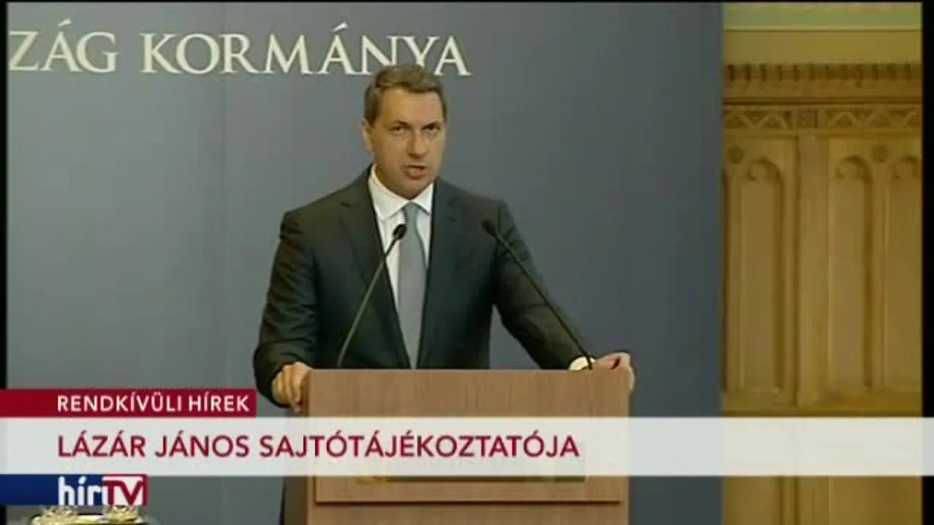 Lázár János sajtótájékoztatója - 2. rész