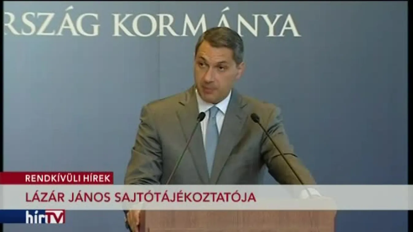 Lázár János sajtótájékoztatója - 2. rész